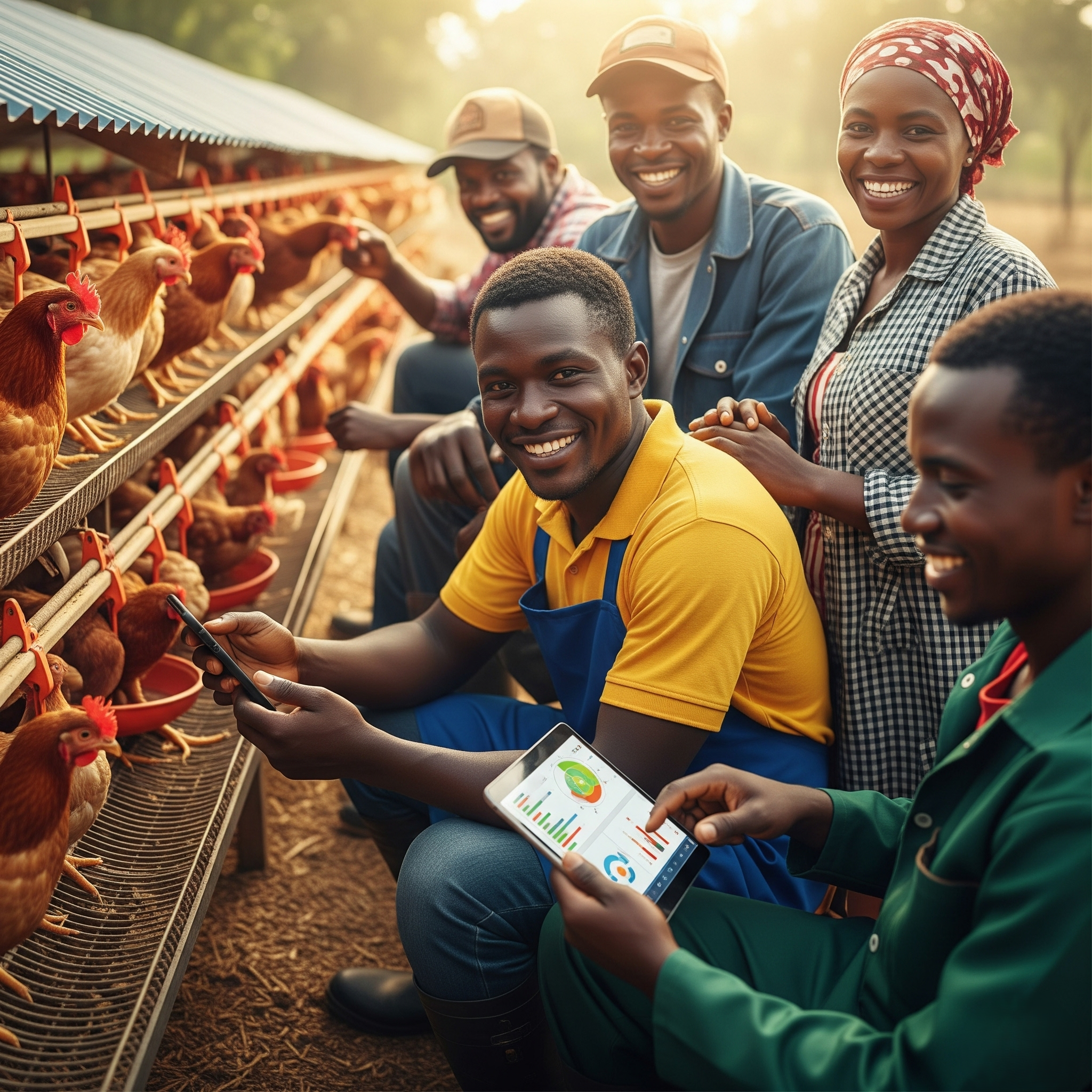 Communaut&eacute; Kukulezi — &Eacute;leveurs utilisant la technologie