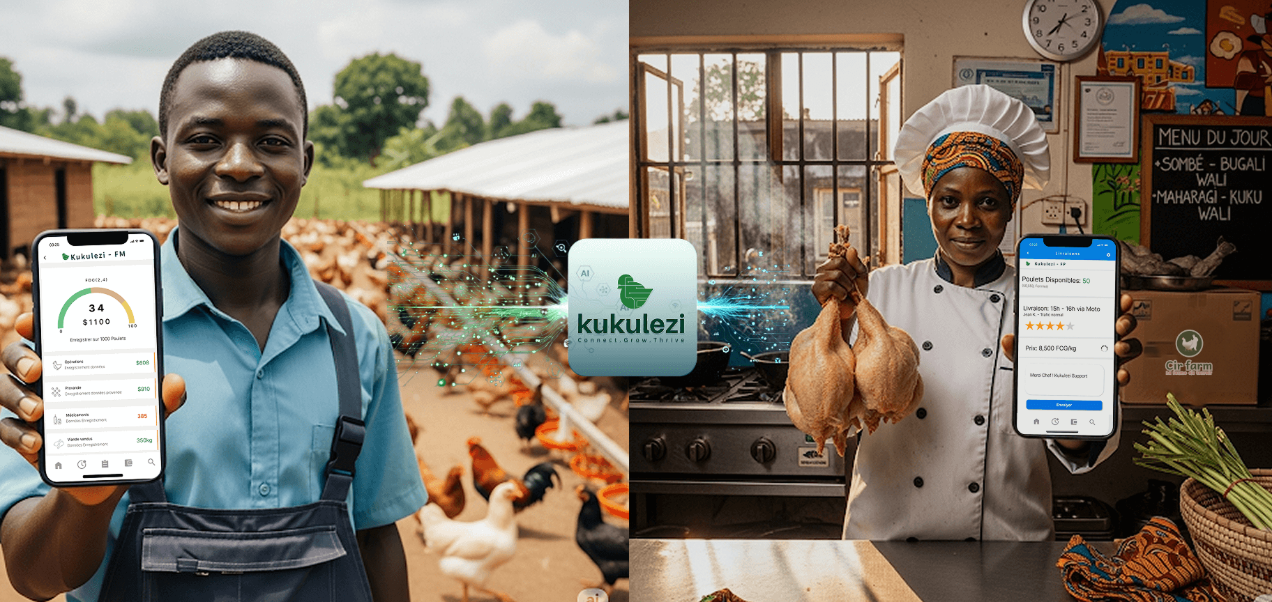 Kukulezi: Du fermier au march&eacute; — Kukulezi-FM & Kukulezi-MP